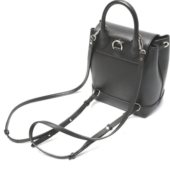 LOUIS VUITTON Black Leather Backpack - Picture 11 of 16